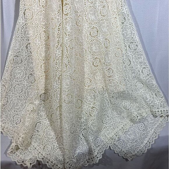 ANTHROPOLOGIE LACE CUT OUT MAXI DRESS NEW SIZE 10 - Picture 10 of 11